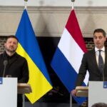 Спілкування Володимира Зеленського та Прем’єр-міністра Нідерландів Роба Єттена з медіа