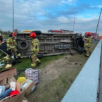 Мікроавтобус з українцями перекинувся у Польщі