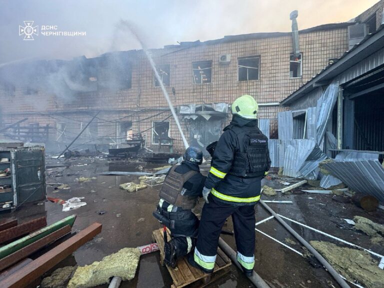 Росіяни вдарили по інфраструктурі Чернігівщини