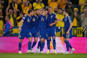 Швеція святкує вихід на ЧС після перемоги над Україною