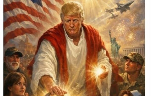 Трамп почав виправдовуватися за зображення себе в ролі Ісуса