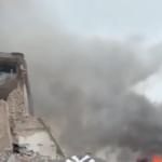 У Словʼянську через обстріли зруйнований навчальний заклад, є постраждалі