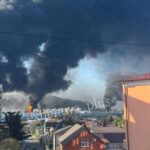 Видно з космосу. Потужний удар по НПЗ в Туапсе