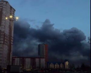 З’явилися супутникові знімки пожежі у Пермі