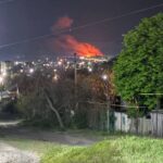Пожежі і вибухи: Крим та Луганщину атакували БпЛА