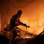 РФ атакувала Харків: на місці влучання пожежа