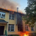 Садочок та будинки. Наслідки атаки на Київщині