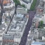 У Лондоні відбулися протести проти імміграції та на підтримку Палестини