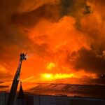 У Москві вирує масштабна пожежа на території Кремля в Ізмайловому