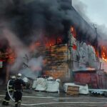 В Ірпені спалахнуло промислове підприємство