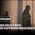Понад 1100 га у вогні: у Зоні відчуження масштабна пожежа