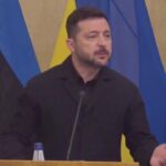 Спілкування Володимира Зеленського з медіа разом із Президентом Естонії Аларом Карісом