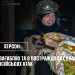 Херсон: 2 загиблих та 9 постраждалих внаслідок російських атак