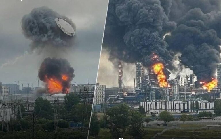 Генштаб розповів про ураження на Московському НПЗ