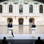 Спілкування Володимира Зеленського і Марка Рютте з медіа після засідання Ради Україна – НАТО в Києві