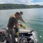 Рибоохоронці Держрибагентства очистили Дністровське водосховище від браконьєрських сіток