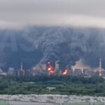 Масований наліт БпЛА: у Москві масштабні пожежі