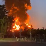 У Краснодарському краї РФ палає велика нафтобаза