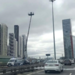 У Москві з’являються автовишки з військовими для відстрілу дронів