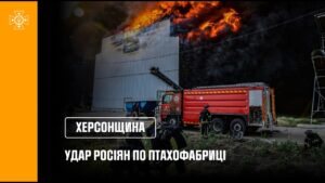Херсонщина: російська авіація завдала удару по птахофабриці