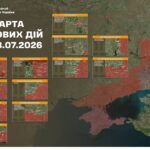 Генштаб опублікував карту боїв на фронті