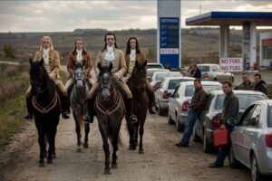 Росіяни без пального. Свіжа порція мемів