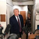 Трамп розкритикував союзників по НАТО по дорозі з саміту