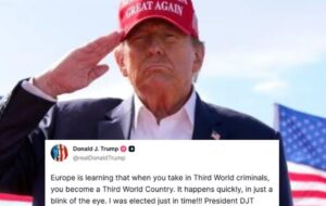 Трамп заявив, що Європа перетворюється на країну Третього світу