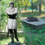 У Кам’янці на Черкащині прибрали пам’ятник Пушкіну