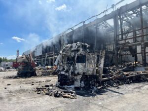 У Києві росіяни знищили склад Червоного Хреста