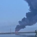 У Липецьку після атаки сталася масштабна пожежа