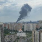 У Москві пожежа на НПЗ після атаки дронів
