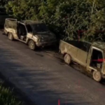 Бійці Азову показали удар по російській колоні