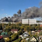 Друга пожежа за добу: під Москвою палає склад