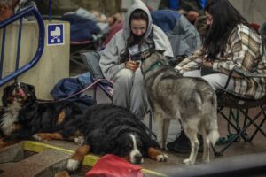 Майже 9 годин тривоги: скільки людей було в метро Києва