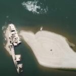 Обміління Дунаю: з води виринули десятки нацистських кораблів