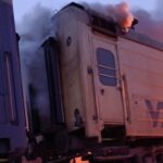 Росіяни влучили дроном по локомотиву поїзда Суми-Київ