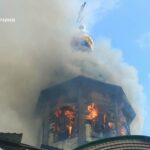 У Краматорську після обстрілу загорівся храм